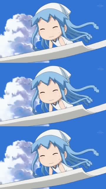 番名《侵略!乌贼娘》萌萌的迷你乌贼娘谁要抱走,好可爱啊!