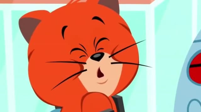 猫和老鼠:可爱的小橙猫,怎么表情这么凶悍呢,不可爱了!