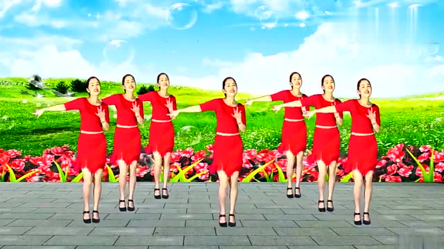 恰恰16步广场舞《真心换真情》,歌好听舞步美,锻炼又瘦身