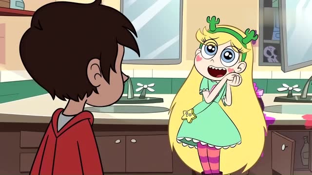 公主闯天关:麦克起床晚要迟到了,星蝶施展魔法把时间冻结了!