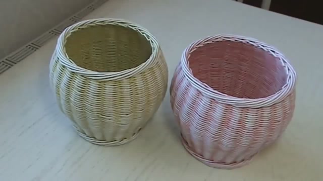 手把手教你用纸棒编织纸艺花篮,真的挺漂亮