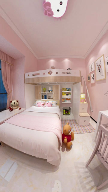 闺蜜双人小房间设计喜欢吗