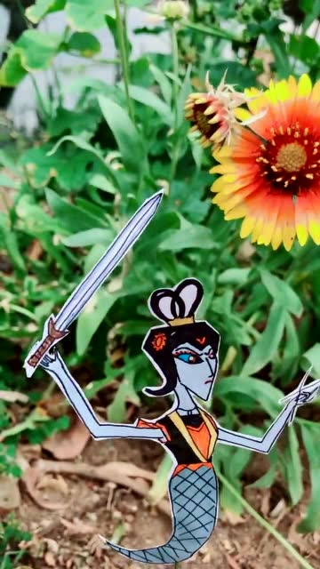 在草从中发现葫芦娃大战蛇精