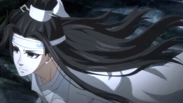 魔道祖师:蓝湛弹琴一瞬间,真是帅炸了!气场超强大