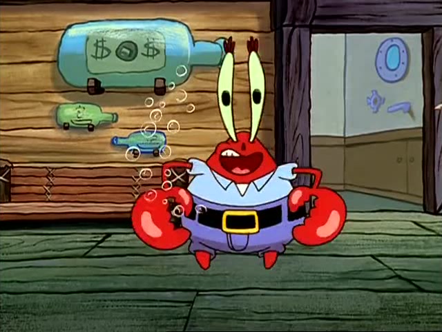 蟹老板在家蹦蹦跳跳的,为女儿过生日真开心呢