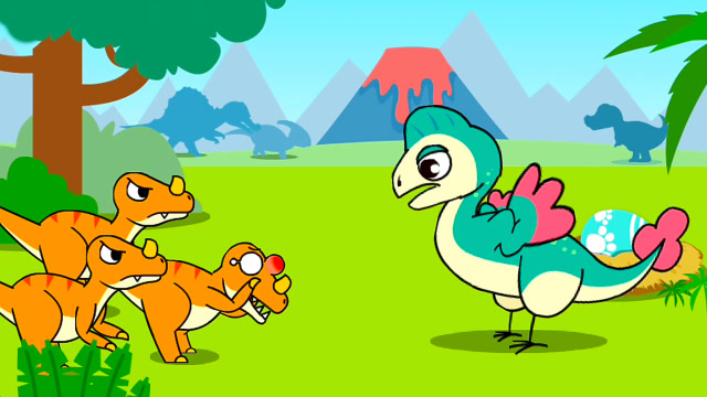 趣味恐龙小游戏视频 偷蛋龙本没有做坏事