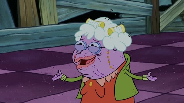 海绵宝宝:老奶奶开始收拾了