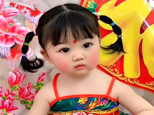 3岁萌娃长得竟如此可爱,这呆萌的小表情,网友:太喜欢了!