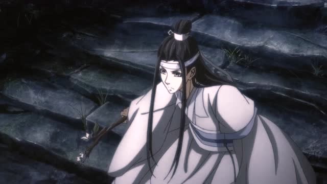 魔道祖师:蓝湛在弹琴一瞬间,太帅了