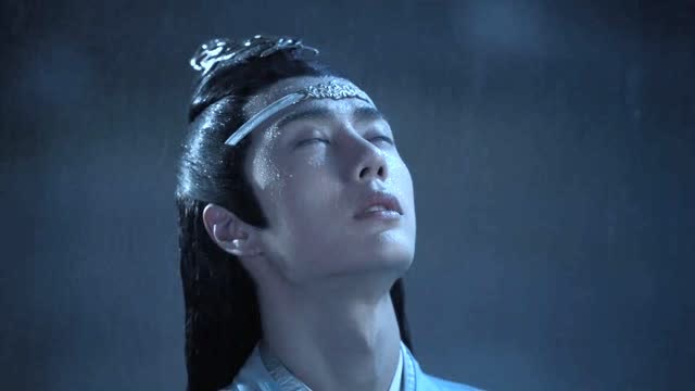 《陈情令》淋他淋过的雨,蓝忘机淋雨也好仙啊