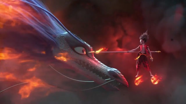 国漫终于崛起了,暗黑系哪吒帅到爆炸,主题曲听的让人热血沸腾