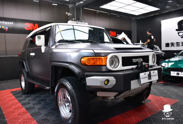 fj酷路泽改双拼色#唐先生汽车贴膜