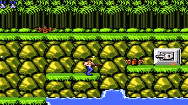 fc:童年小霸王魂斗罗,怀旧经典射击游戏