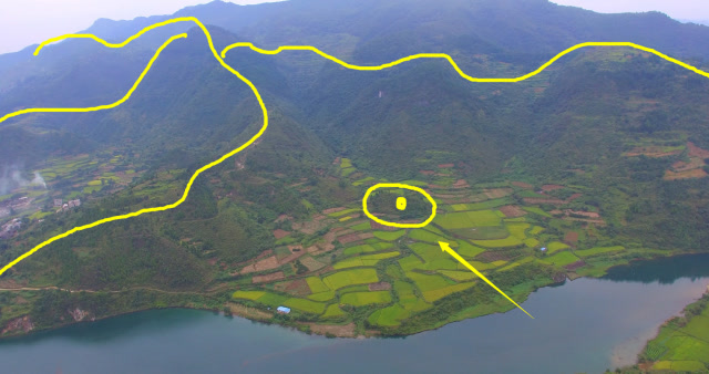 穴山秀丽,明堂聚水,结穴窝中寻,独一无二的风水宝地