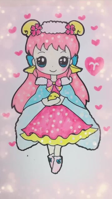 美丽的仙女简笔画女孩子们肯定都喜欢