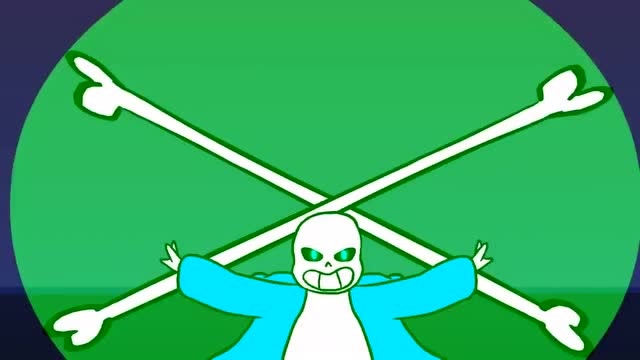 传说之下:sans圆圆的大脑袋好像被谁打瘪了,是谁这么厉害?