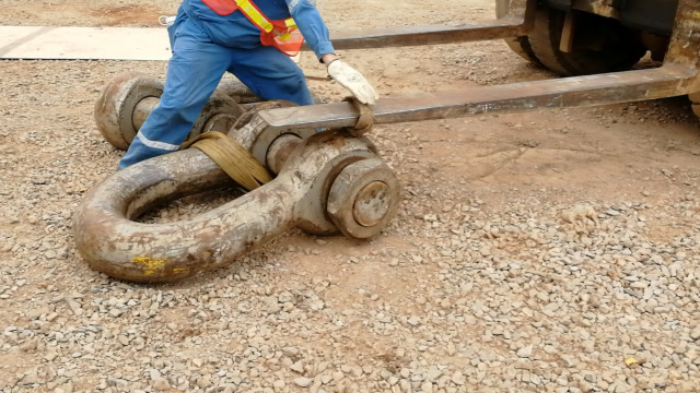 罕见大家伙,吊装用的卡环你那管这叫啥?见过最大的有多大呢?