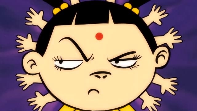 搞笑阿衰:大脸妹当舞蹈演员跳舞,最后把人家给挡住了