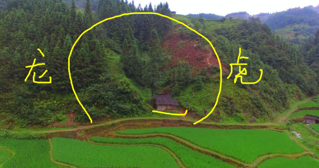 左青龙右白虎,玄武在后守护,这个房子才是真正的风水宝地