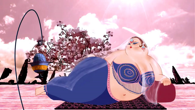 未来世界以胖为美,体重300斤才能被称为美女,画风真是辣眼睛