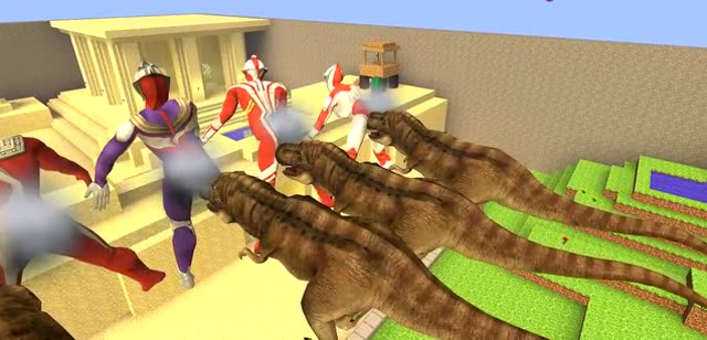 迪迦,泰罗,梦比优斯,杰克奥特曼在放屁霸王龙怎么站在屁股后面