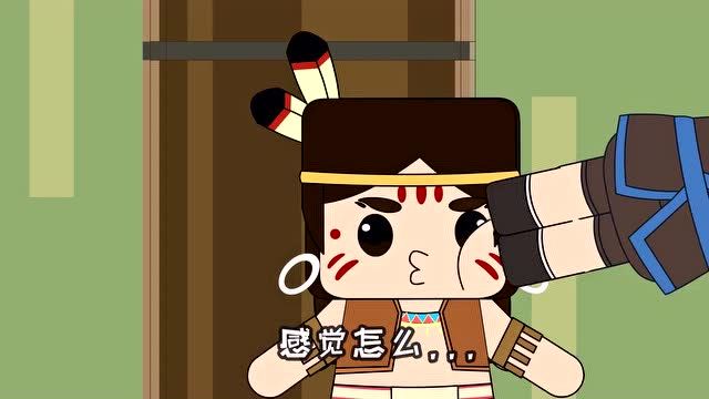 迷你世界动画第62集:熊孩子哥哥把卡卡揍成猪头 .动漫剪辑