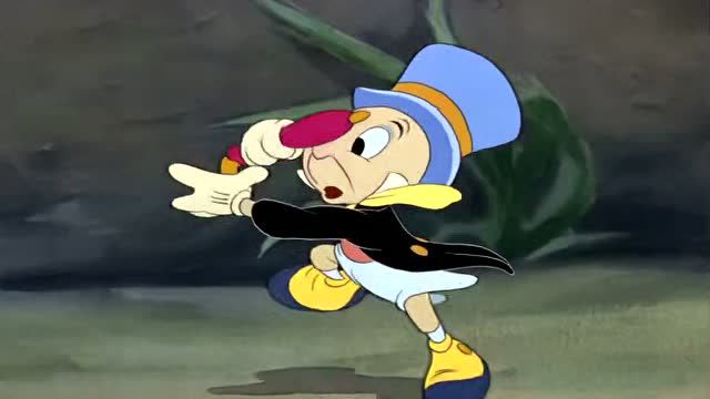 木偶奇遇记蟋蟀高高兴兴的去找匹诺曹没想到匹诺曹竟然和狐狸混在一起