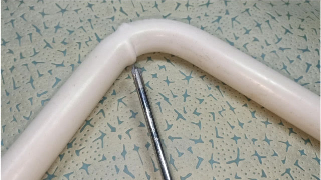 pvc线管握弯总是带鼻子,是这2步没做好,来看看老电工怎么握