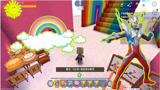 迷你世界：七彩虹跑酷地图！方块也是各种颜色