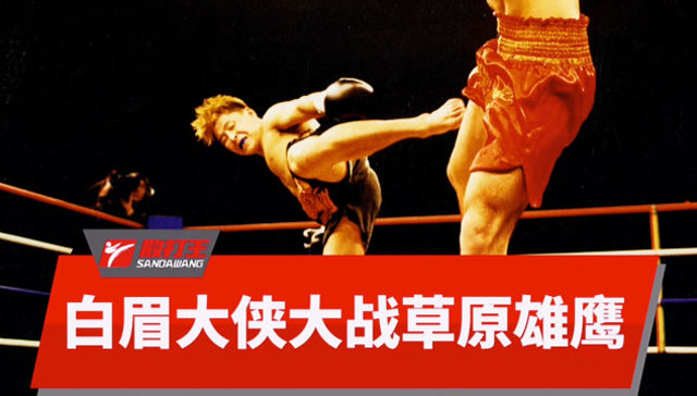 体重相差10公斤,散打王经典之战,白眉大侠大战草原雄鹰