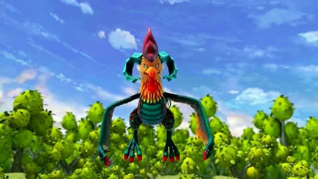 猪猪侠之终极决战前夜篇:鸡龙怪恼羞成怒,势必要把石甲熊吹走