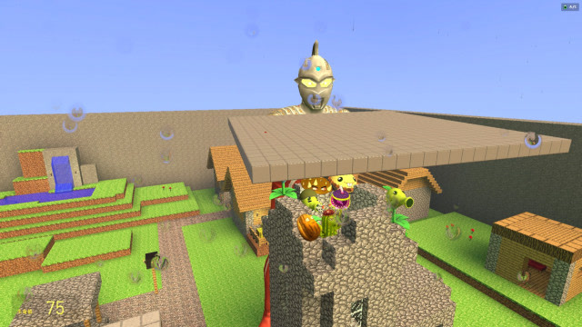 赛文奥特曼在村庄种植物,下雨了怎么办呢?