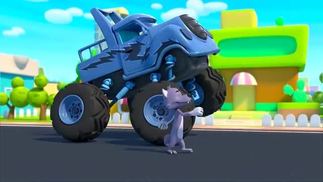 顽皮的捣蛋车带着新的怪兽车伙伴, 再次出发