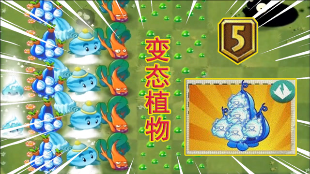 pvz2:雷龙草的究极进化,雷龙荚!生长型植物,可以群体控制僵尸