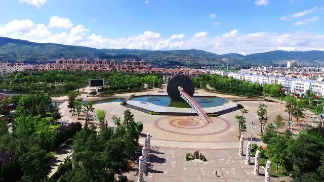 会泽县公园铜钱广场