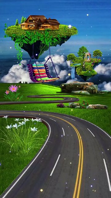 风景特效背景素材