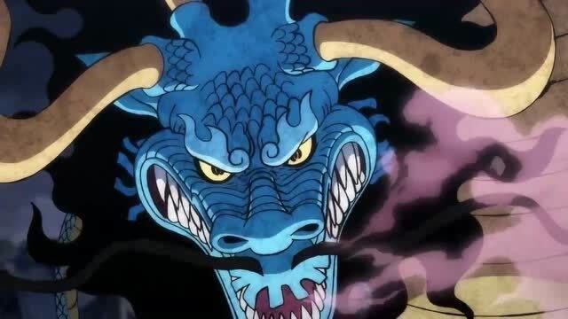 海贼王:路飞单挑凯多,凯多龙形态一口气吹飞路飞