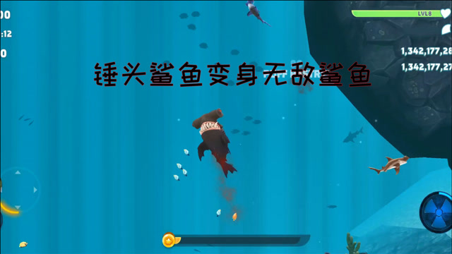 饥饿鲨进化:变异的锤头鲨变身无敌模式能否吞下一切海洋生物