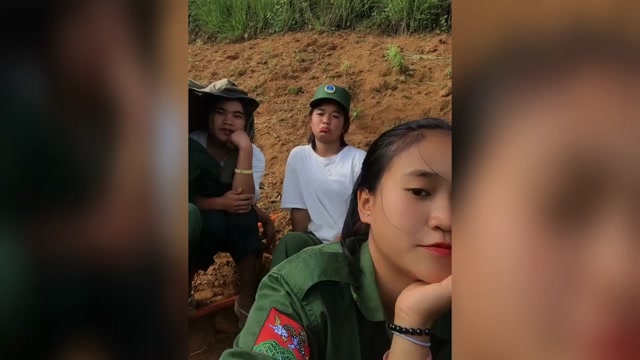 缅甸佤邦的女孩