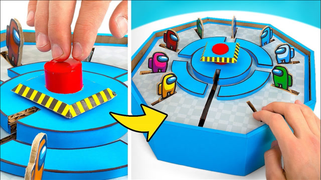 小山姆手工diy硬纸板游戏