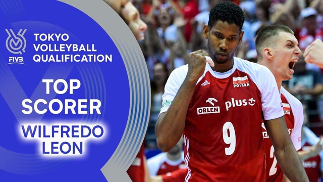 莱昂!首次代表波兰男排参加的国际比赛