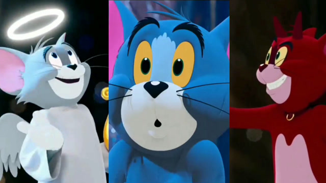 猫和老鼠搞笑配音:猫大郎心中的恶魔和天使