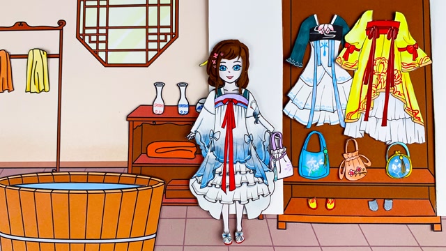 彩衣镇换装秀  彩衣镇换装秀:古装芭比今天要去约会,快来帮她梳洗打扮