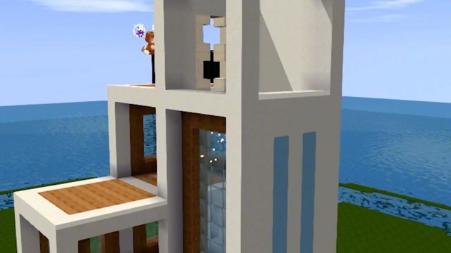 迷你世界:豪华现代别墅,送给你们了