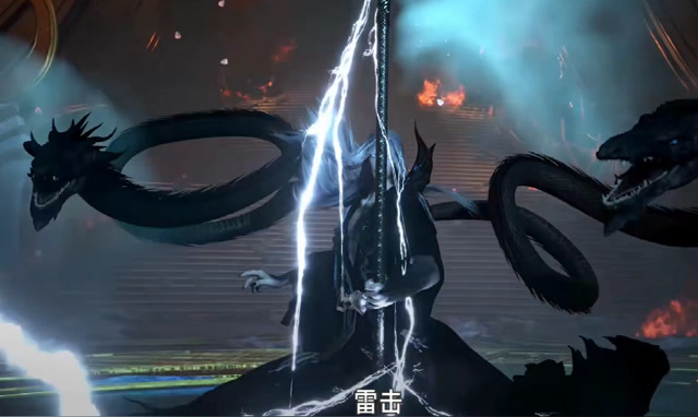 武庚纪天之力万象界落雷不得不说黑龙是真的帅