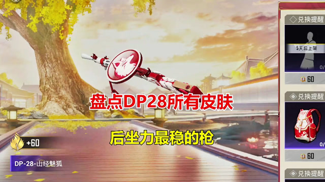 和平精英冰毅:盘点dp28所有皮肤,后坐力最稳的枪!