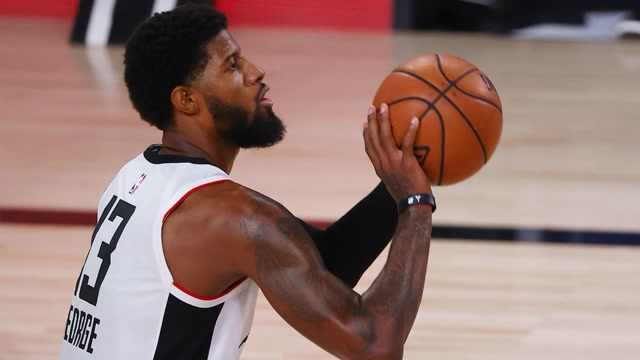 超远三分命中360度转身劈扣 保罗乔治生涯最佳时刻都在这