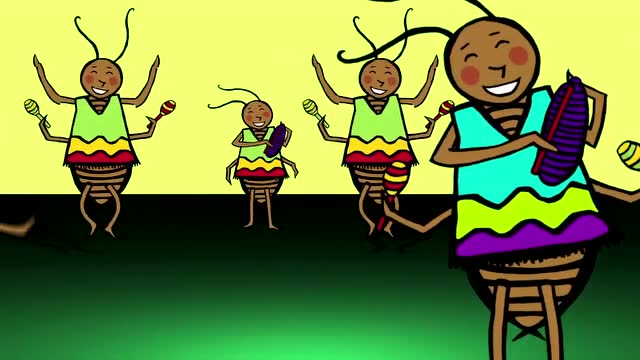 英语学习跳舞的蟑螂