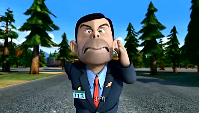 熊出没:强哥为了林蛙王掉入了熊的陷阱  熊大,熊二救林蛙