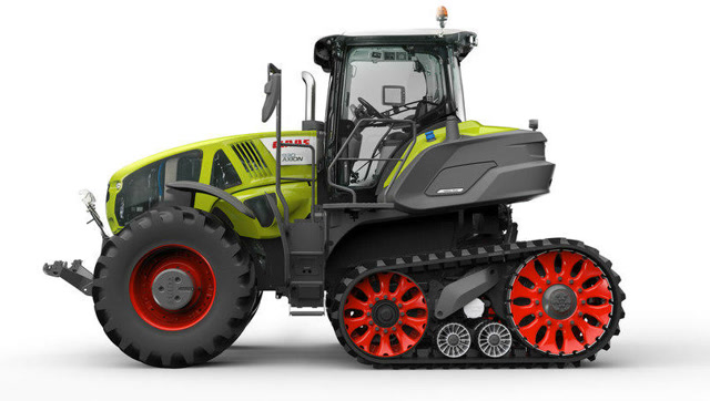 克拉斯推出325-445马力的半履带拖拉机